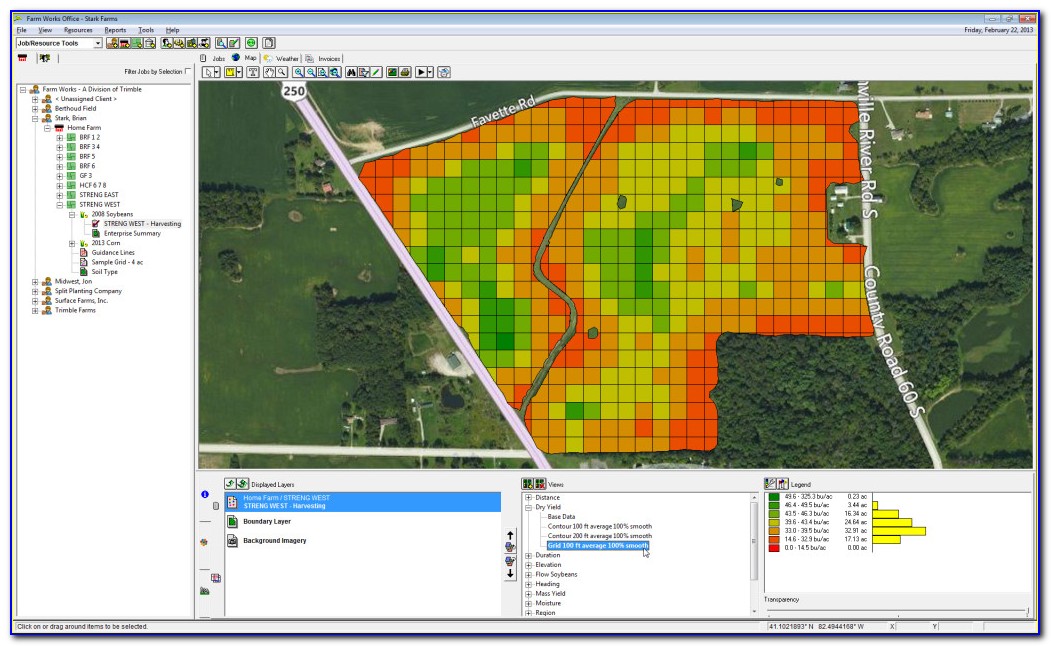 Yield Mapping Software