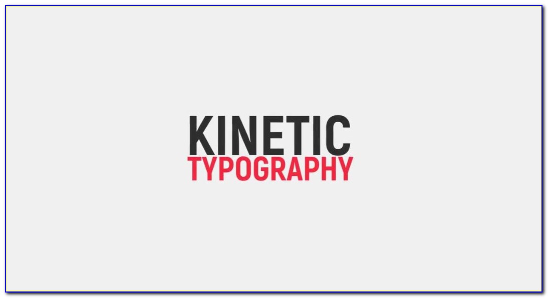 After Effects Typography Templates Free