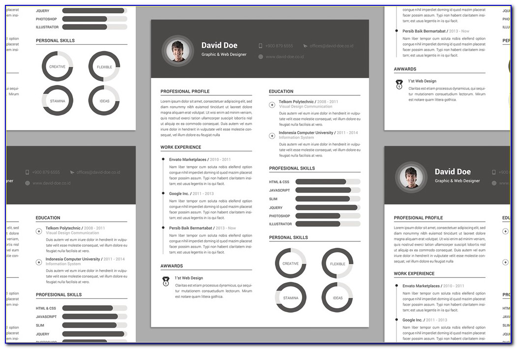 Architecture Cv Template Psd Free Download