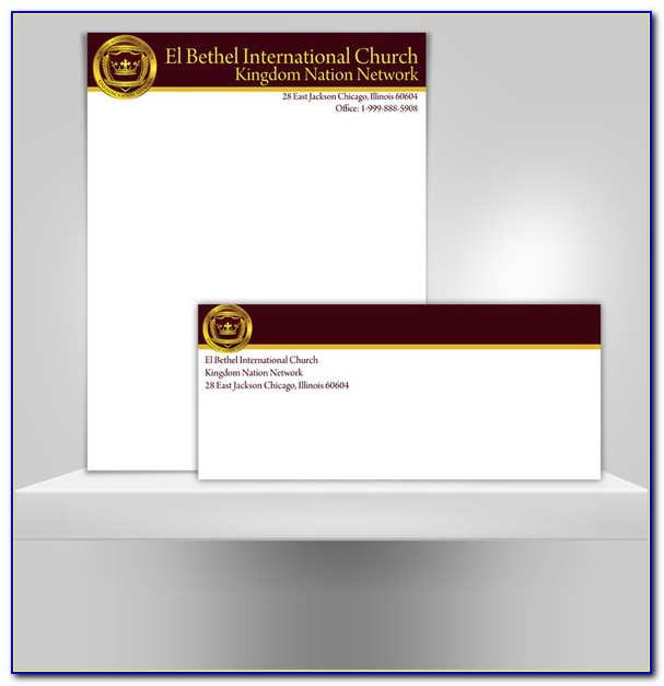 Church Letterhead And Logo Design Templates