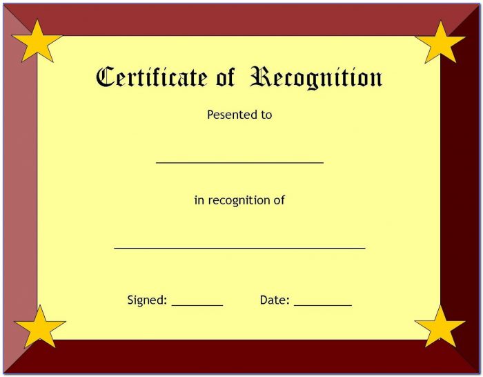Downloadable Certificate Of Appreciation Templates