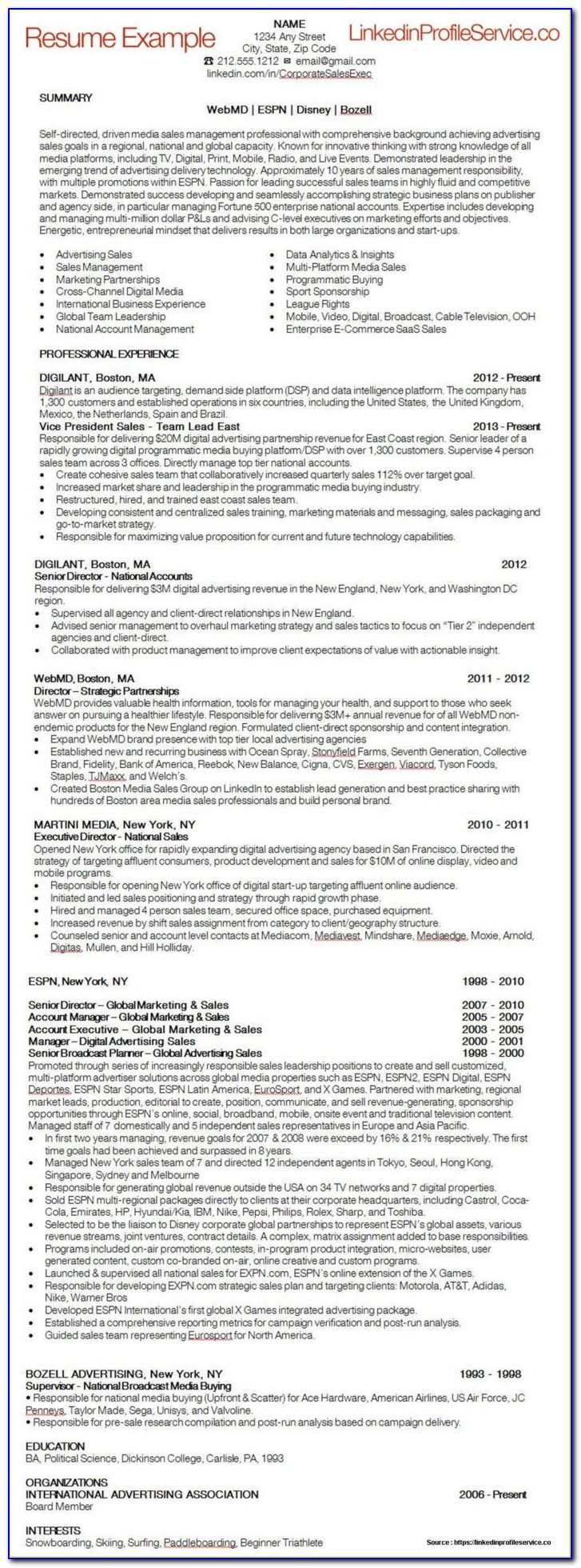 Example Of A Job Resume With No Experience