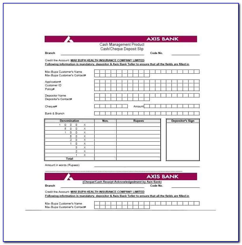 Free Direct Deposit Form Template