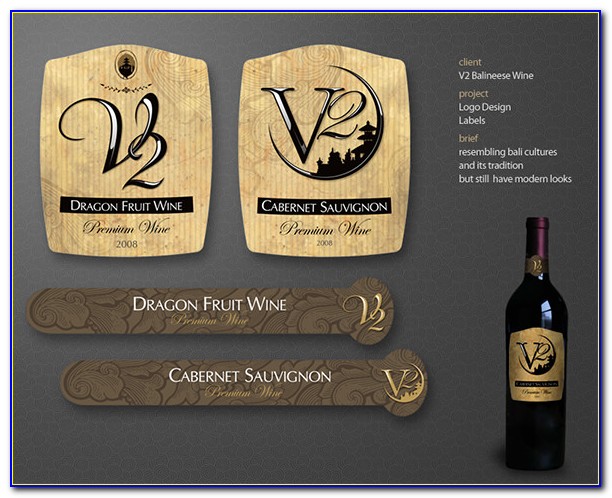 Free Printable Wine Bottle Labels Template