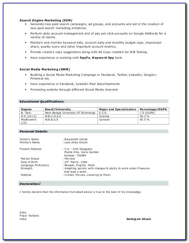 Free Resume Database For Employers India