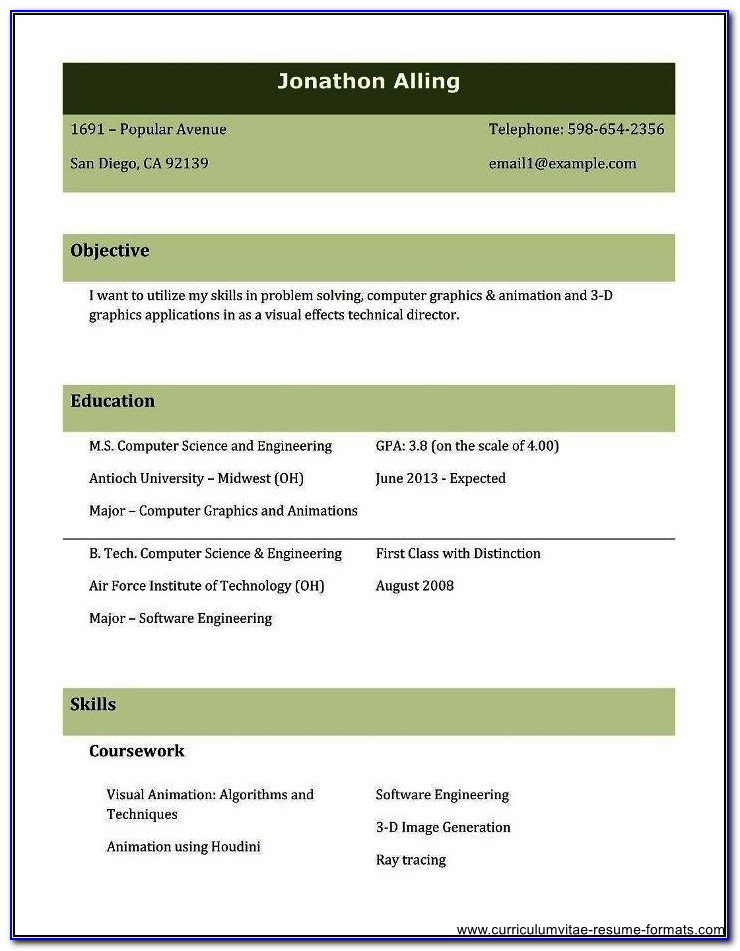 Resume Samples For Experienced Professionals Free Download