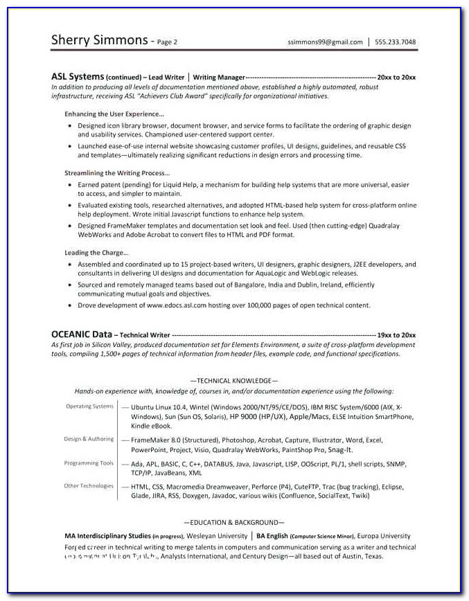 Free Resume Templates For Highschool Students With No Work Experience