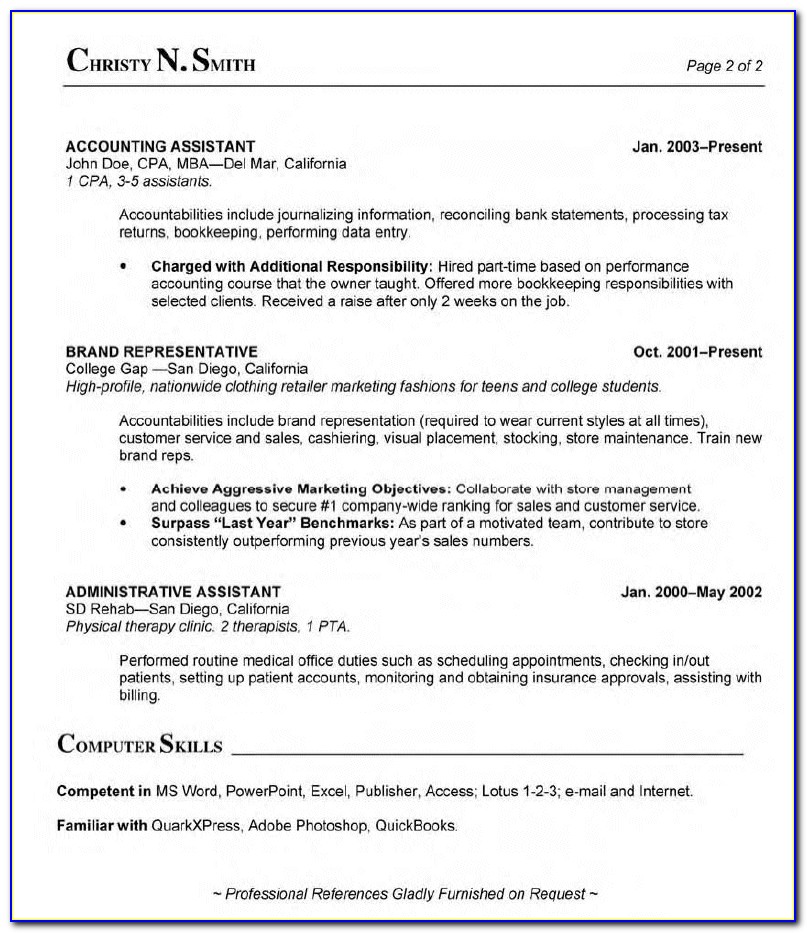Free Resume Templates For Medical Billing And Coding