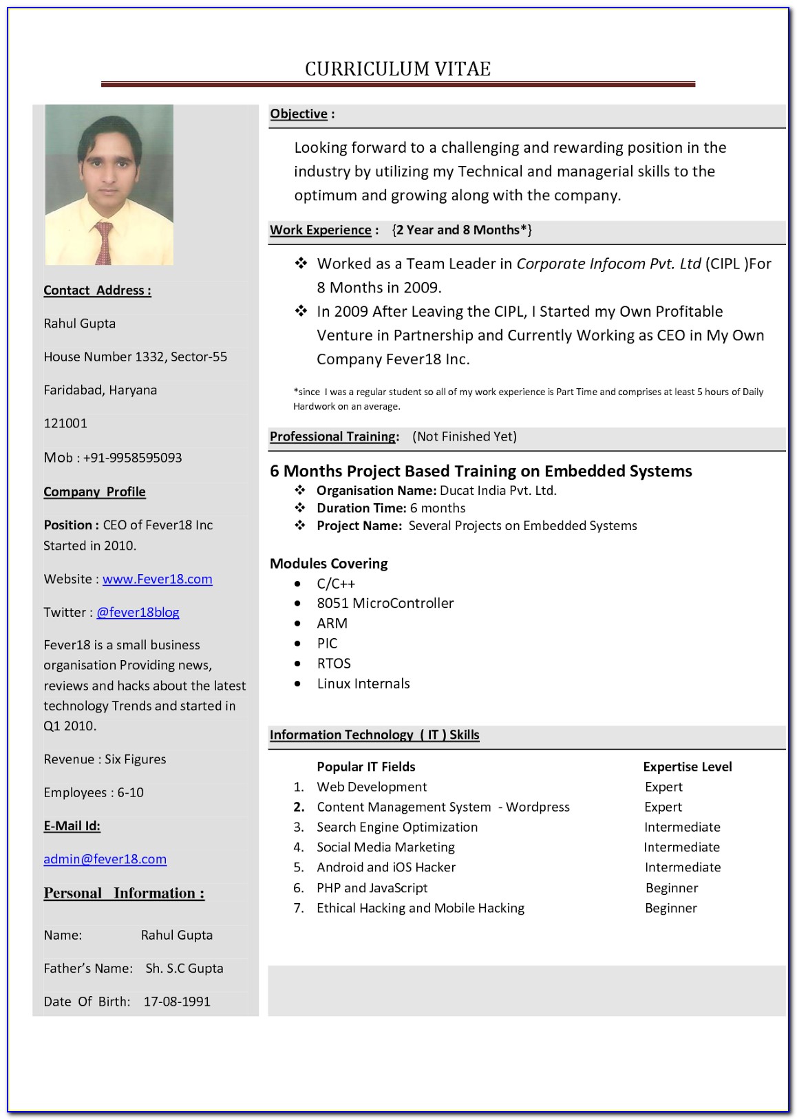 How To Make An Excellent Resume