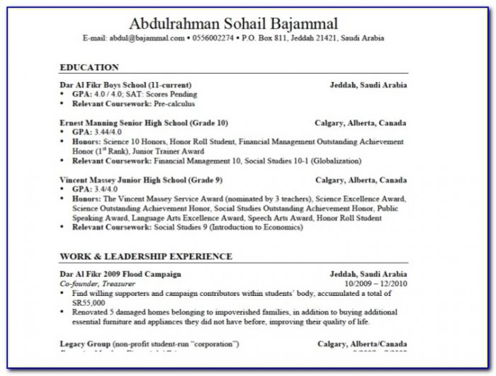 How To Make Best Resume For Fresher