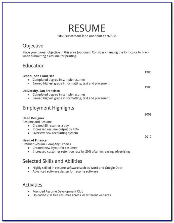 How To Make Resume For Job Interview