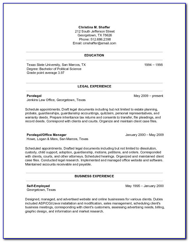 How To Write A Resume For Job Change
