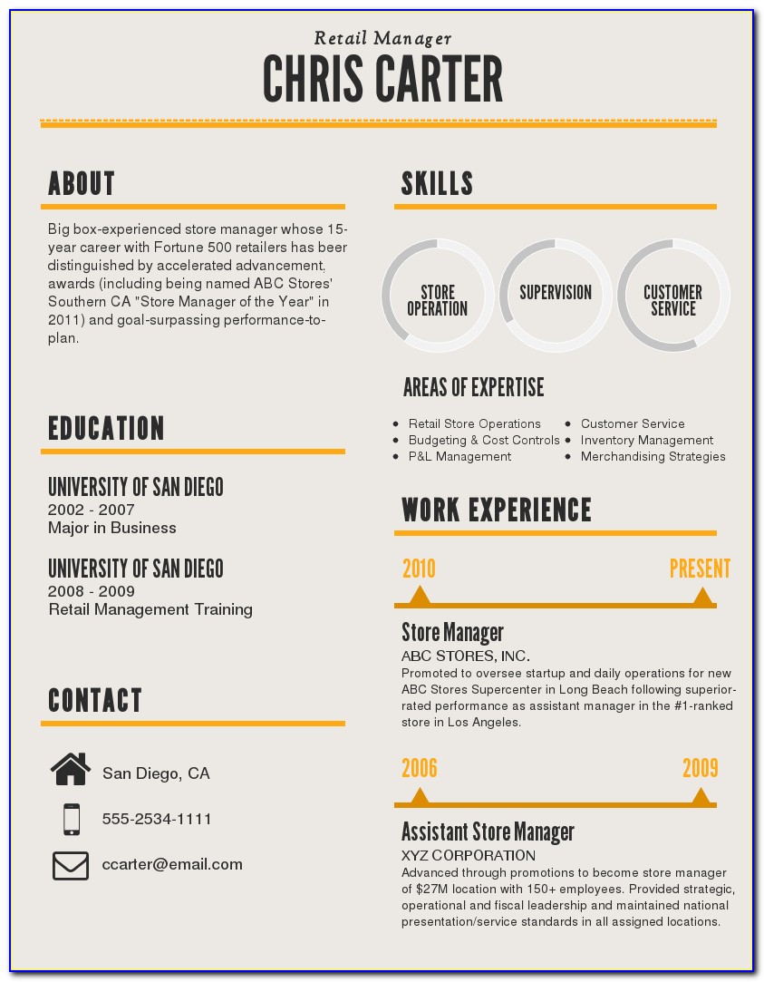 Infographic Resume Builder Software