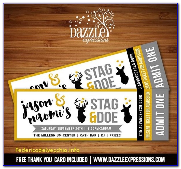 Stag Tickets Template Free Amazing Best 25 Jack And Jill Ideas On Pinterest