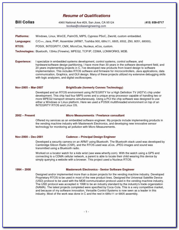 New Updated Resume Format