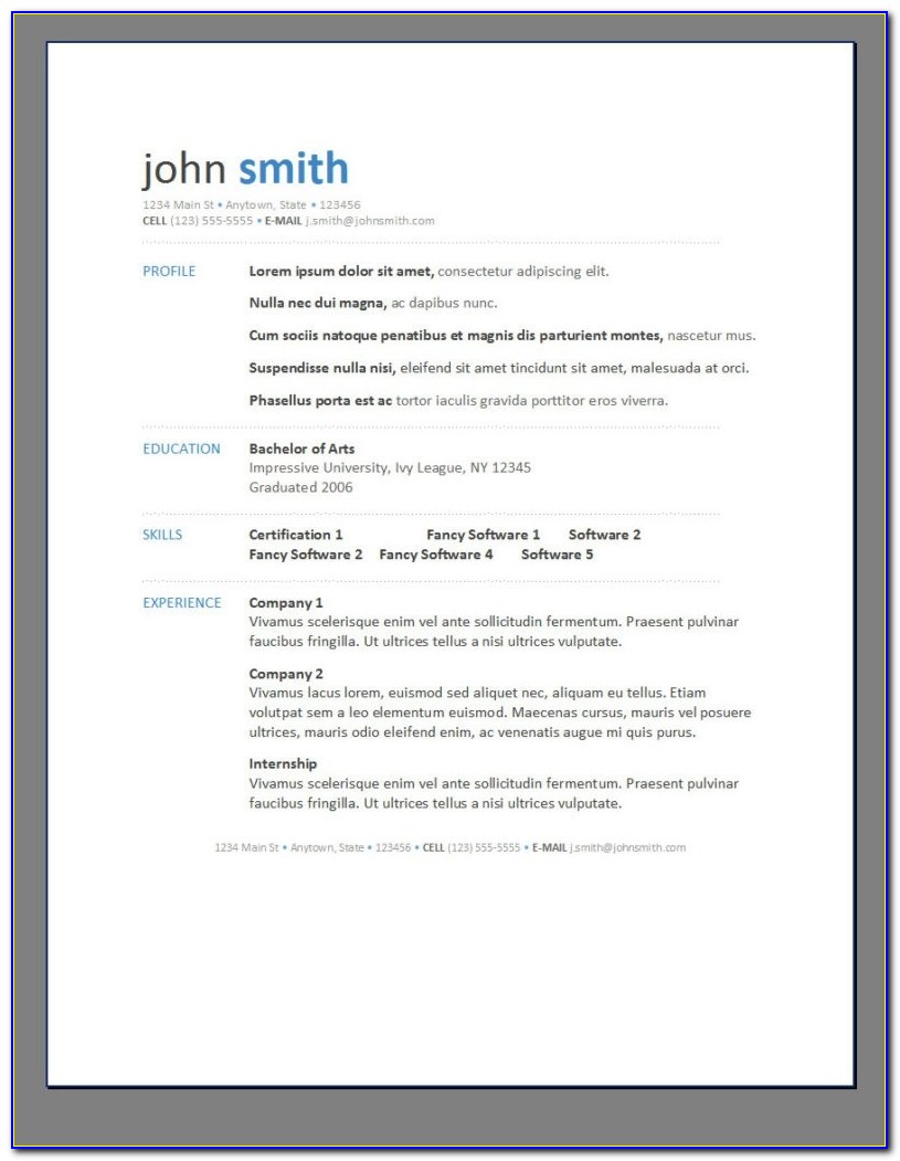 Online Resume Creator For Free