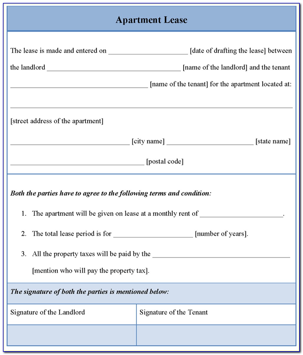 Rent Lease Templates