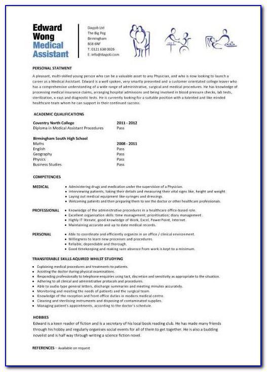 Resume Examples For Medical Assistants Entry Level