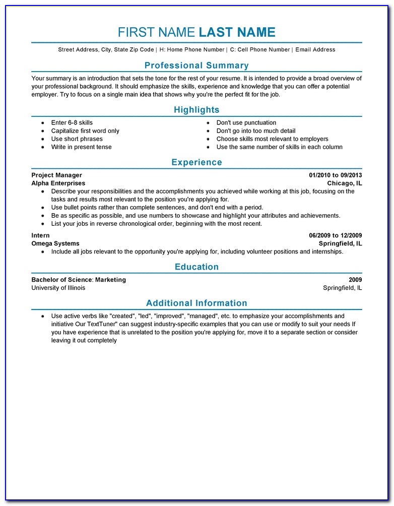 Experienced Resume Templates To Impress Any Employer | Livecareer Within Experience On A Resume Template