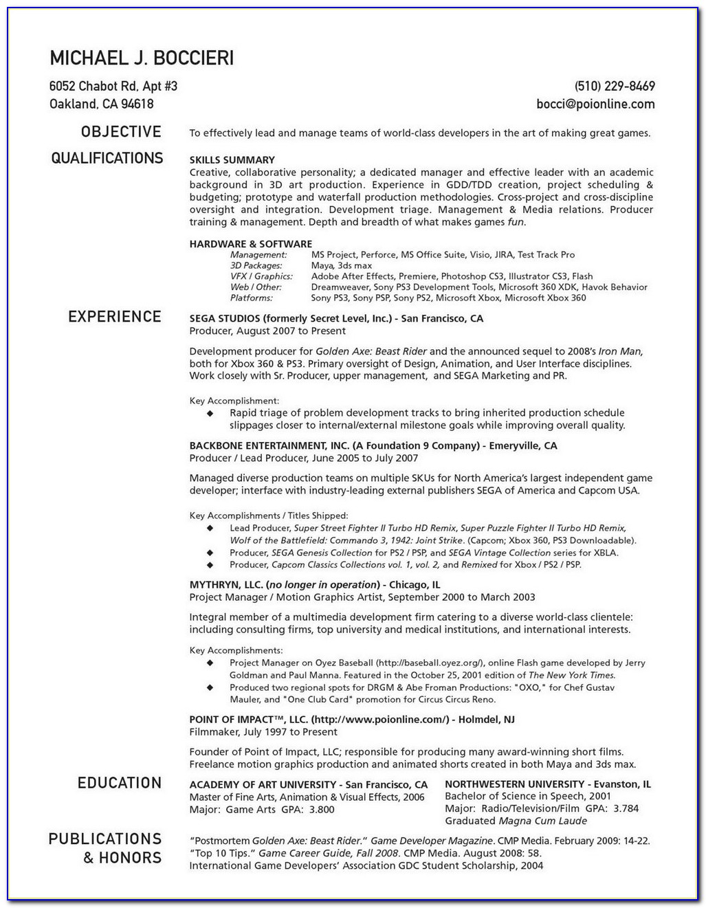 Resume Format Job Application Free Download