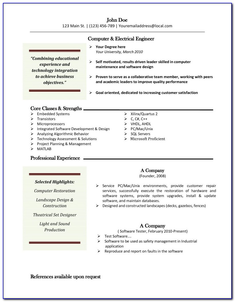 Resume Maker For Mac Free Download