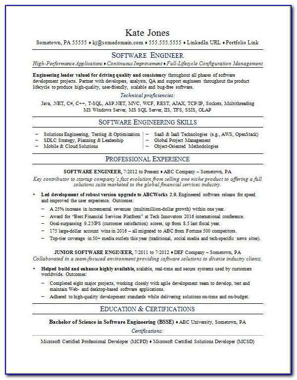 Resume Template Software Download