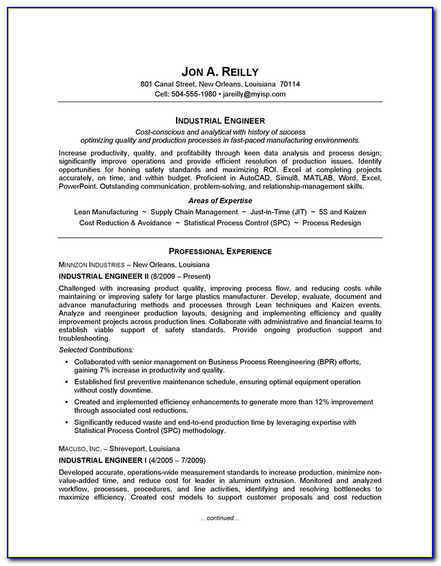 Resume Writing Services For Engineers
