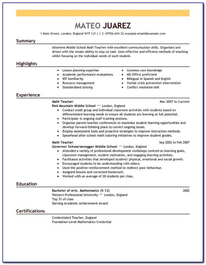 Samples Of Resume For Accounting Jobs