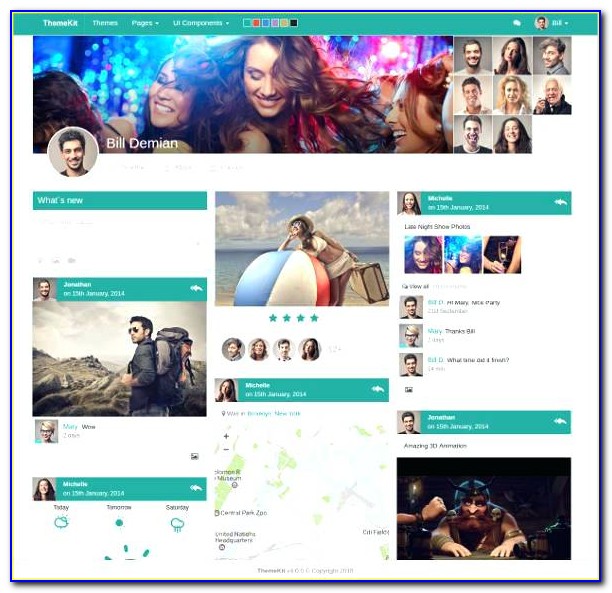 Social Networking Sites Templates Php Free Download