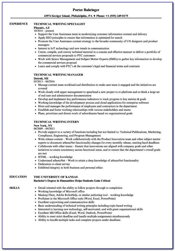 Technical Resume Writing Service