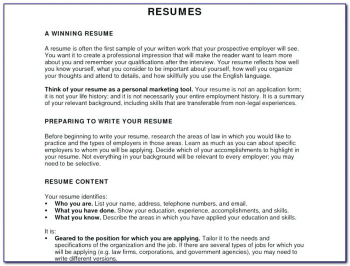 View Free Resume Samples