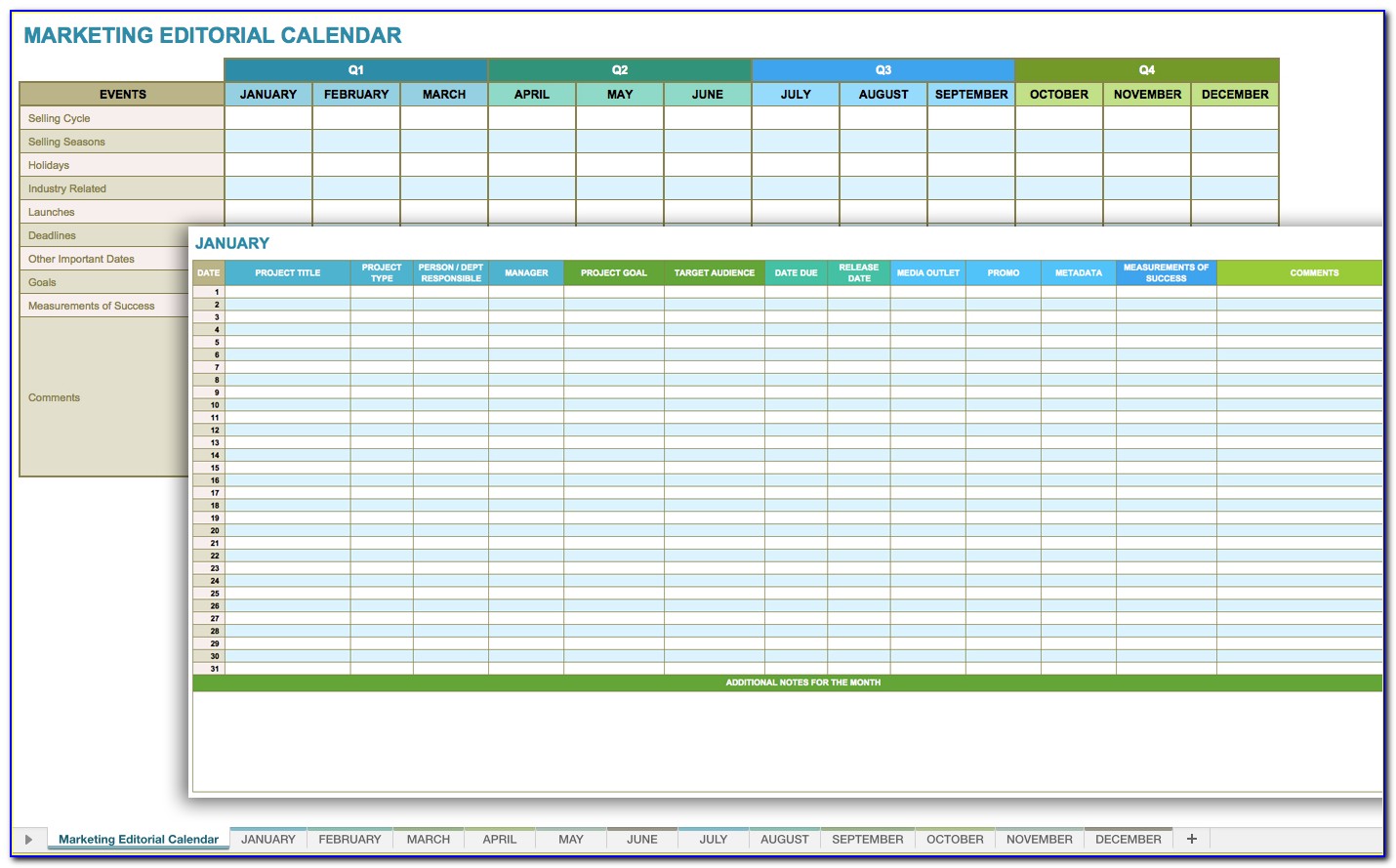 12 Free Social Media Templates Smartsheet With Monthly Balance Sheet Template Excel