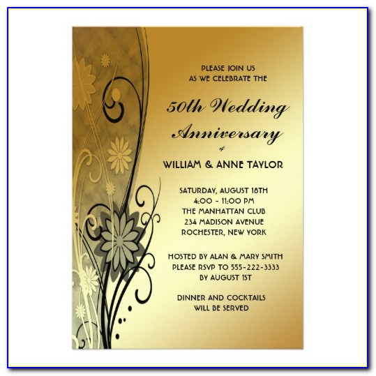 50th Wedding Anniversary Powerpoint Template Free