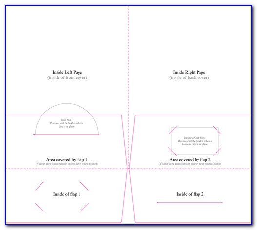 9x12 Presentation Folder Template Indesign