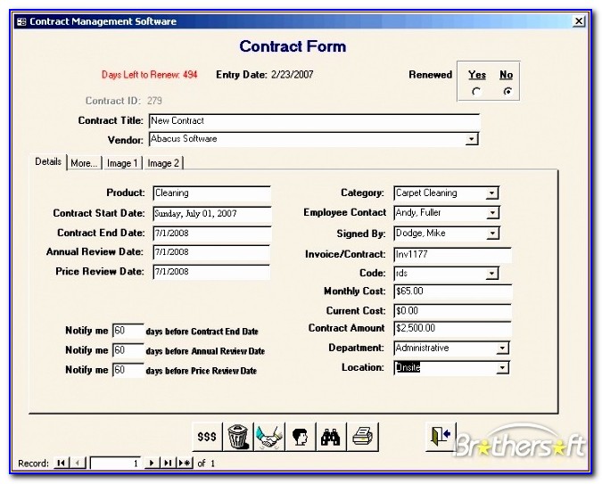 Free Excel Crm Template Sdzgd Inspirational Contract Management Database Access Frompo