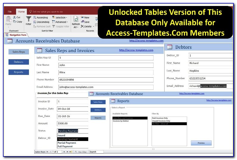 Access Database Templates Of Hr Software For Small Business