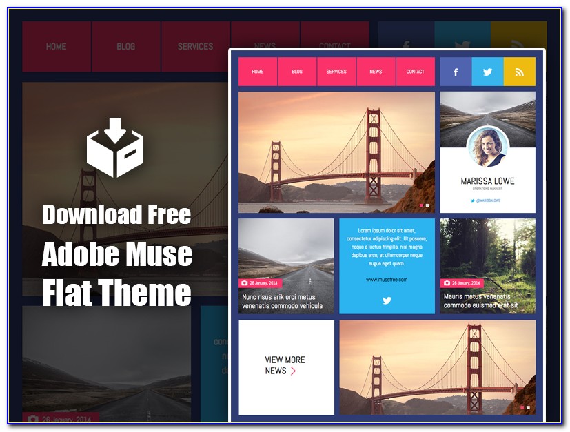 Adobe Muse Website Templates Free Download