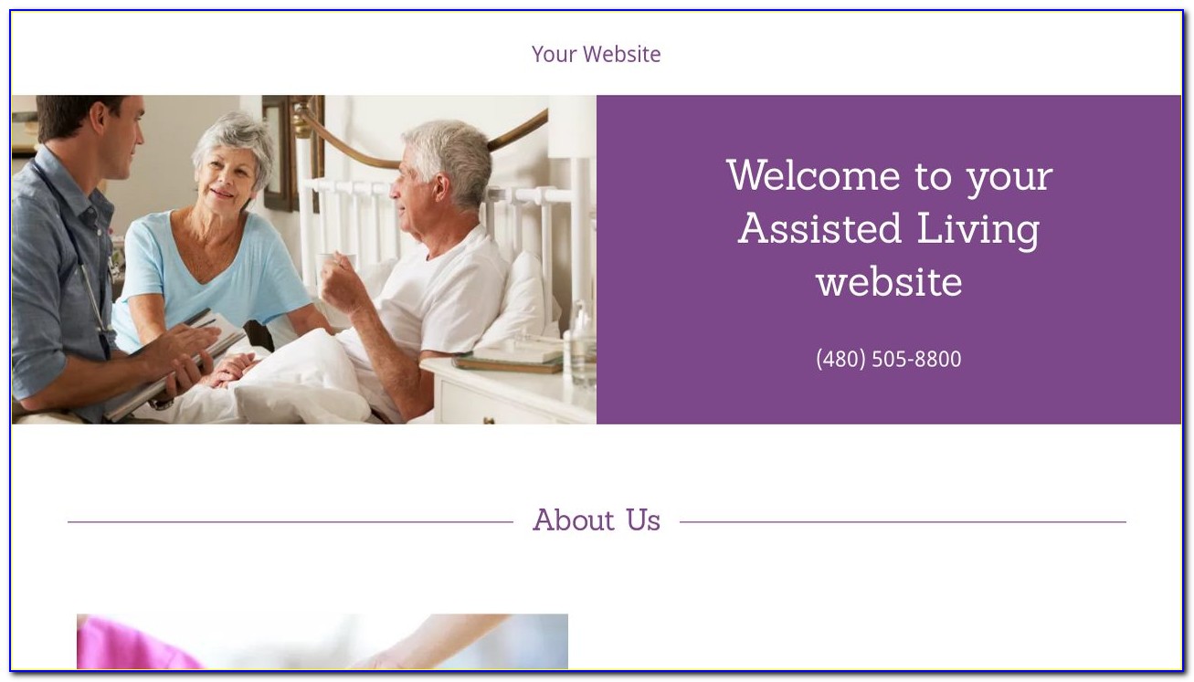 Assisted Living Website Templates