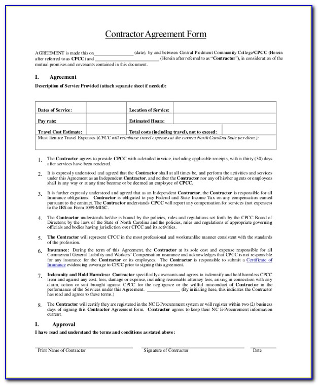Associated General Contractors Contract Forms