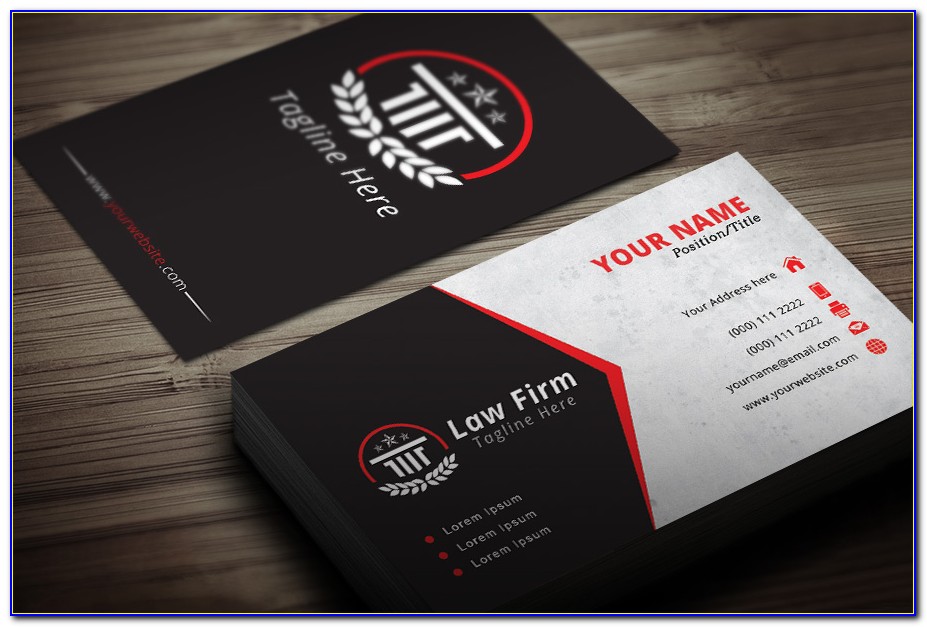 Attorney Business Cards Templates
