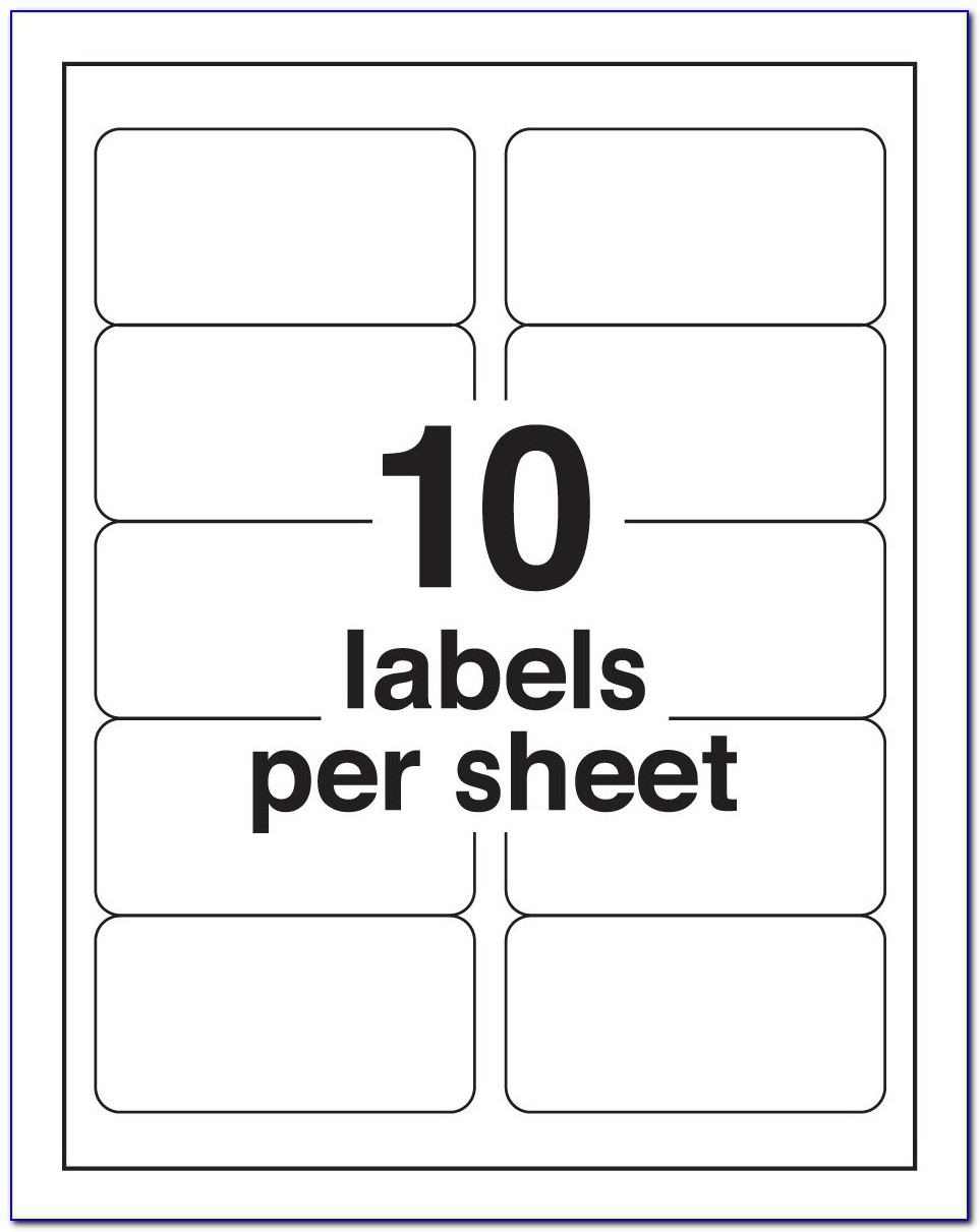 Avery 5163 Label Template Publisher
