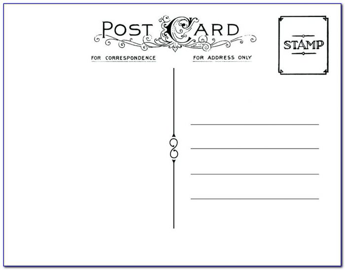 Avery Postcard Template 3380