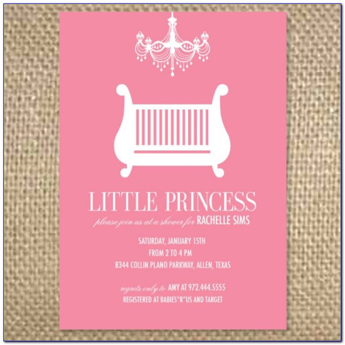 Baby Girl Shower Invitations Templates