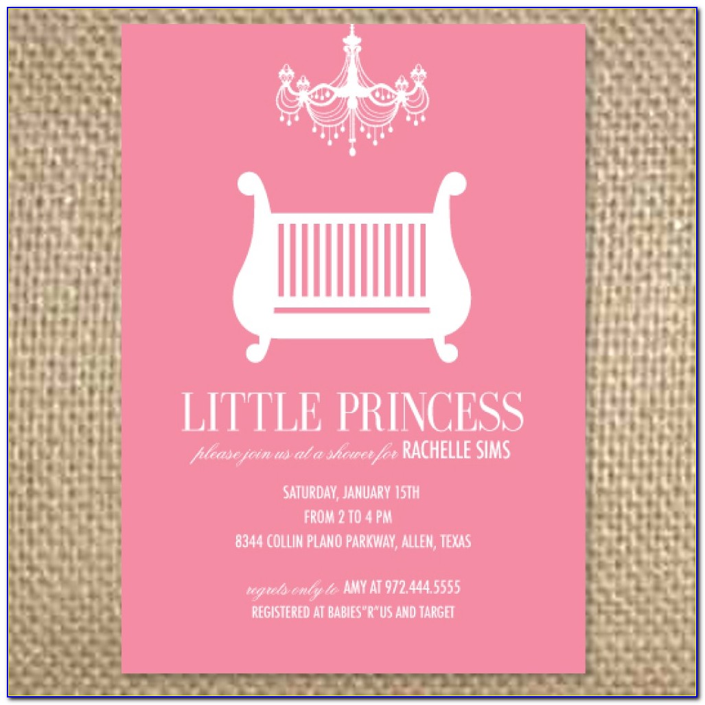 Baby Girl Shower Invitations Templates
