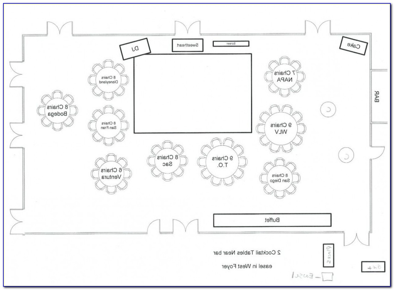 Banquet Hall Floor Plan Template
