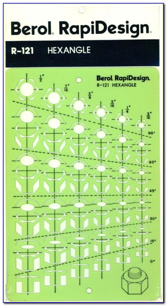 Berol Rapidesign Templates