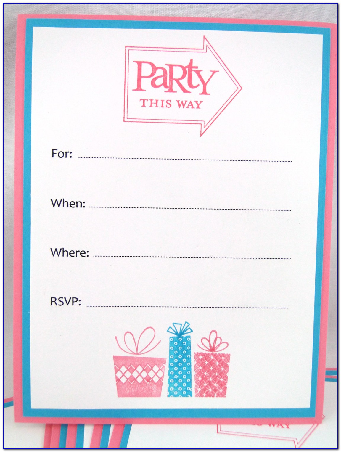 Birthday Party Invitation Templates Online Free