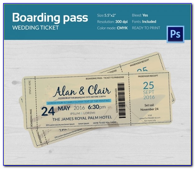 Boat Ride Ticket Template