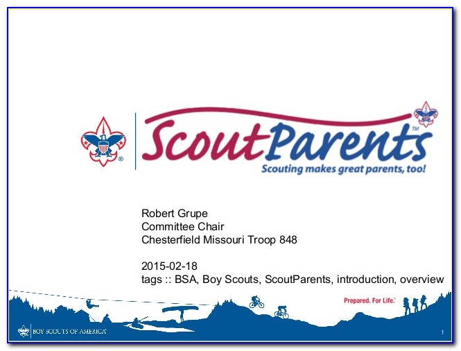 Boy Scout Leader Business Card Template