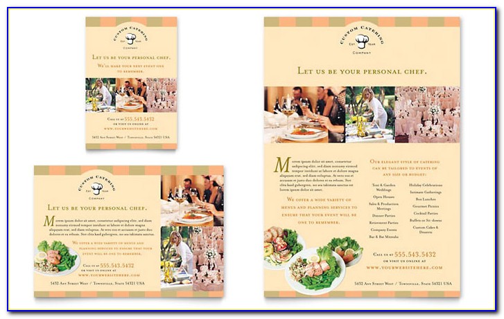 Catering Brochure Templates